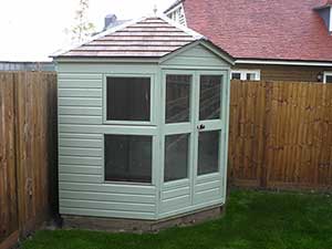 Corner Summerhouse for Sale