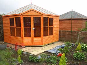 Corner Summerhouse for Sale