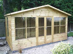 Summerhouse without  Verandah for Eagle Sheds