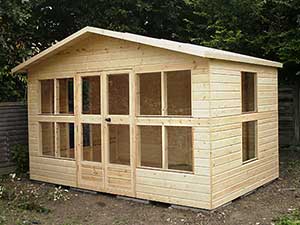 Summerhouse without  Verandah for Eagle Sheds