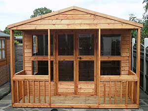 Summerhouse with Verandah for Eagle Sheds