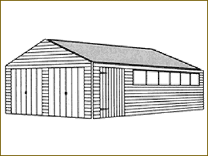 Timber Garages for Sale